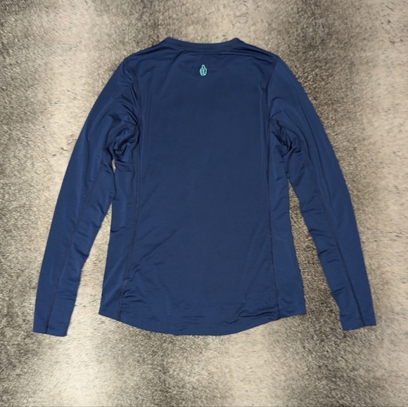 TREW Gear Long Sleeve Base Layer Blue Women's Small - Picture 2 of 7